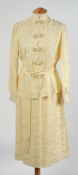 A Repulse Bay cream silk dress suit and four dresses:.