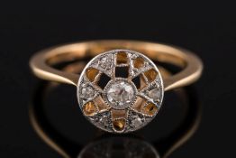 An early 20th century gold,