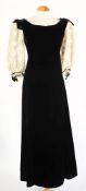 An early 20th century daisy pattern Austrian style dress,