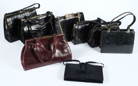 Eight various handbags:.