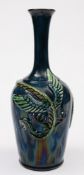 A Longpark (Torquay) pottery grotesque 'dragon' vase: the shouldered oviform body with slender