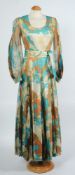 A Givenchy Nouveau Boutique long silk dress together with a Troubadour (10) long silk dress and two