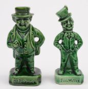 Two Longpark (Torquay) pottery 'Dickens' figures: of Sam Weller and Mr Pickwick,