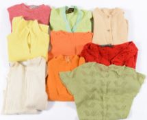 Ten cashmere and woollen cardigans, pullovers:, etc.