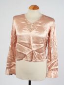 A Betty Barclay polka dot blouse and four other blouses:.