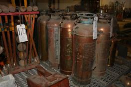 Antique Copper Fire Extinguishers