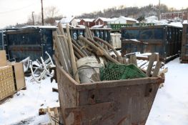 Box Full of Assorted Brass Rail