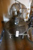 (2) Fans with 4-Wheel Cart