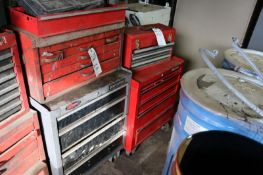 Craftsman Tool Boxes with Assorted Tools