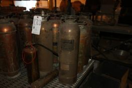 Antique Copper Fire Extinguishers