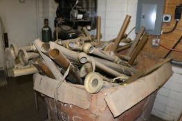 Box Full of Assorted Brass Rail