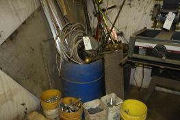 Lot of Assorted Brass Rail, Codelite, Aluminum Diamond Plating, Plumbing, Spare Motors, Nuts and