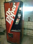 Apox. 6' High x 2 1/2' Wide Dr. Pepper Soda Machine