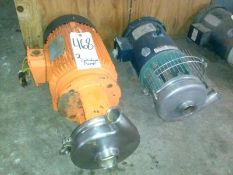 10 hp and 5 hp Centrifugal Pumps, with 2 1/2