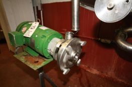 Ampco 10 hp Liquid Ring Centrifugal Pump, Model ASP220-22-21, S/N CC-51440-1-1 with 2