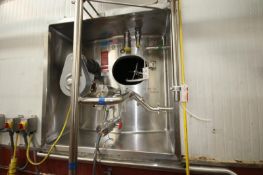 2000 DCI 10,000 Gal. Refrigerated S/S Silo, S/N JS-1107-B, with 2 hp 3 Prop Horizontal Agitator,