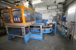 2009 Rocheleau 12-Head HDPE Blower Molder, Model RS70, S/N RS70-09-19 with Aprox. 48-1/2