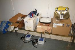 New Bradley Emergency Eyewash Station, Panoramic Mirror, (4) Chemical Feed Pumps and (3) Meters