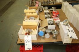 Assorted Anderson CSECIPCO and Other Sanitary Pressure and Temperature Gauges