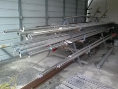 Rack of Piping, Conduit, Posts, Stock, and Other Metals