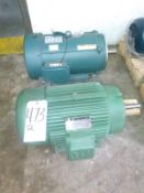 New, Out of Box, Leeson 10 hp and Industrial Electric 10 hp Motors, Models C213T34FK1AA and WWE10-