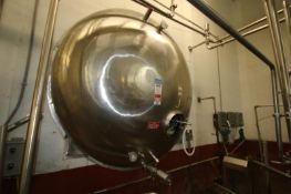 2001 DCI 6,000 Gal. Horizontal Refrigerated S/S Tank, S/N JCC153-B with Sudmo Air Valves, Dual