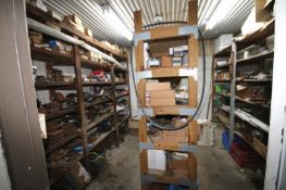 Contents of Room including: Assorted Bearings and Sprockets by Dodge, Martin, Fafnir, SealMaster,