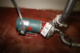Tri-Clover 2 hp Centrifugal Pump with 2