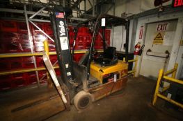 Yale 3,500 lb. 36 V Sitdown Forklift, Model ERPO35THN36TEO82, S/N F807N01727B with 3-Stage Mast