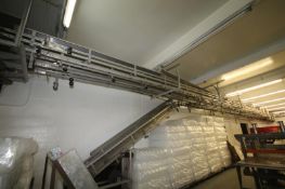 Overhead Gal. Caseless Type Aluminum Jug Conveyor System including: Straight Sections, Bends,