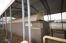 Aprox. 12,000 Gal. Horizontal Steel Constructed Fuel Storage Tank with Containment (Utilzied for