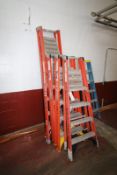 (4) Assorted Ladders - (3) 6 ft. and (1) 8 ft. 8