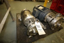 Ampco 7-1/2 hp Liquid Ring Centrifugal Pump, Model ASP220-22-21, S/N CC-72429-1-1 with 2