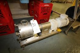 Sine Positive Displacement Pump, Model MR-125, S/N 140260908 with 2-1/2