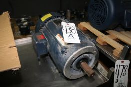 2004 Leeson 15 hp / 10 hp Motor, Frame #15T, Cat #G14069700, 3520/2945 RPM, 230/460 V