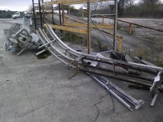 Sections of S/S Dairy Conveyor Corp. Case Conveyor, Includes (2) Alpine Sections with Drives