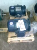 New, Out of Box, Leeson 5 hp Motors, Models G184T34FK1C and G184T34FK1C, CAT #'s G151446.60 and
