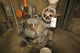 Vilter 8-Cylinder 100 hp Ammonia Reciprocating Compressor, S/N 18065-45, Order #D-36575-1, Size
