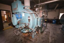 Cleaver Brooks 125 hp Boiler, Model CB552-125, S/N L-37482, Currently Heated with Diesel Fired,