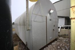 American 8,000 Gal. Aluminum Horizontal Sugar Tank, S/N 463 with Room including UV and Pump  (Aprox.