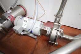 2012 Fristam 10 hp Centrifugal Pump, Model FPX3551-250, S/N 1205235 with 3