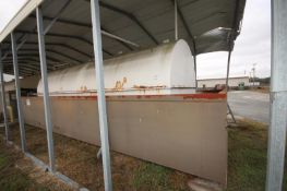 Aprox. 8,000 Gal. Horizontal Steel Constructed Fuel Storage Tank with Containment (Utilized for