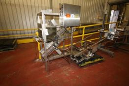 Dairy Conveyor Gal. S/S Slant Caser with Allen Bradley MicroLogix 1000 PLC Controls