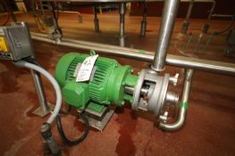 Fristam 7-1/2 hp Liquid Ring Centrifugal Pump, Model FZX1500011691 with 2