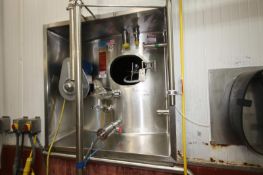 2000 DCI 8,000 Gal. Refrigerated S/S Silo, S/N JS-1108 with 2 hp 3 Prop Horizontal Agitator, Sudmo