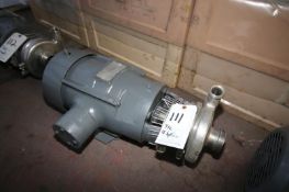 Tri-Clover 10 hp Centrifugal Pump with 2-1/2