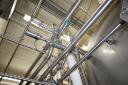 Tri-Clover Milk Fill and CIP Air Valve Cluster for Vat #2 - Lot #219 including: (2) Model 761 Stop