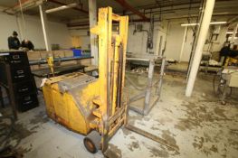 Clark Aprox. 2,500 lb. Capacity Walk-Behind Electric Forklift, Model 25TTF, S-/N TTF-785-319 (