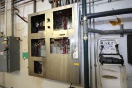S/S HTST Control Panel with Remaining Controls including (2) Allen Bradley SLC 500 PLC Racks with