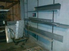 S/S Cart and Miscellaneous S/S Fabricating Materials Located in Corner